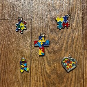 5 piece Autism Awareness set
